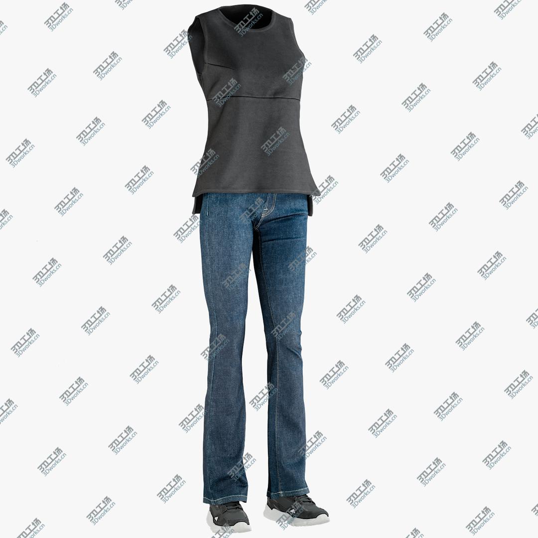 images/goods_img/20210319/3D Women's Jeans Vest Sneakers 1/1.jpg